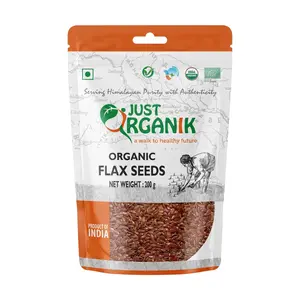Hạt Lanh Hữu Cơ, Organic Flax Seeds (200g) - JUST ORGANIK